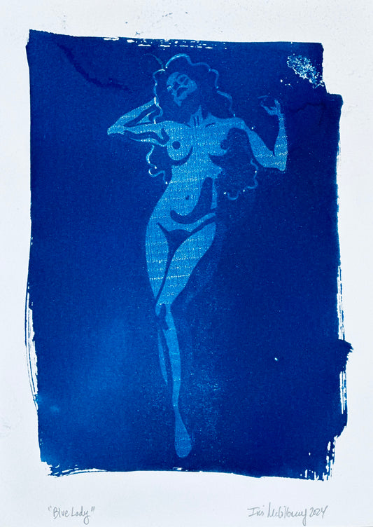 Blue Lady Cyanotype - BL3