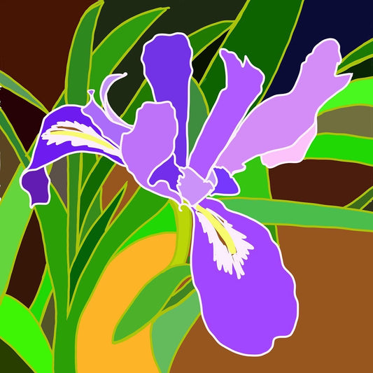 Wild Iris - Large