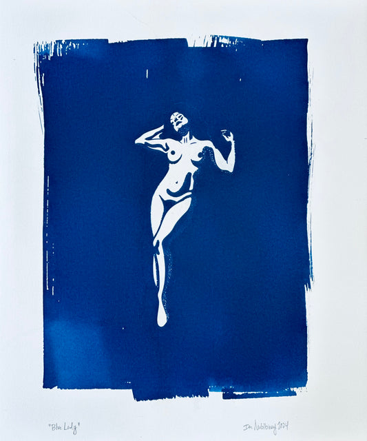 Blue Lady Cyanotype - BL2